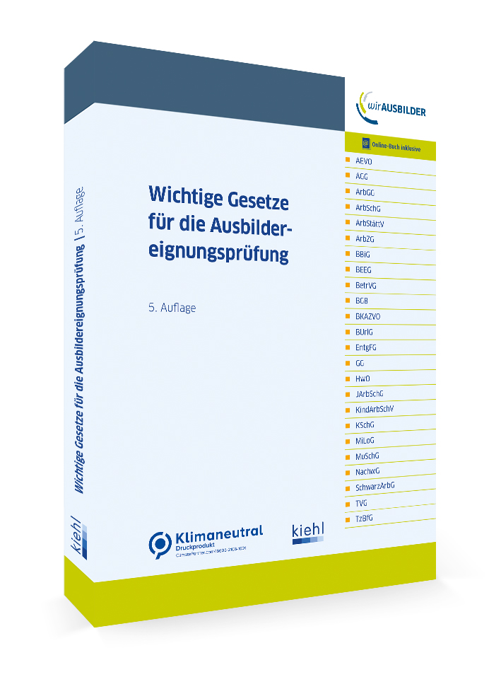 Wichtige Gesetze für die Ausbildereignungsprüfung