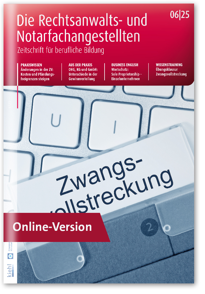 Die Rechtsanwalts- und Notarfachangestellten Online