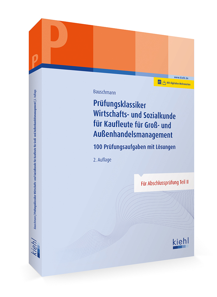 Cover des Fachbuchs "Prüfungsklassiker Wirtschafts- und Sozialkunde für Kaufleute für Groß- und Außenhandelsmanagement" | nwb Verlag