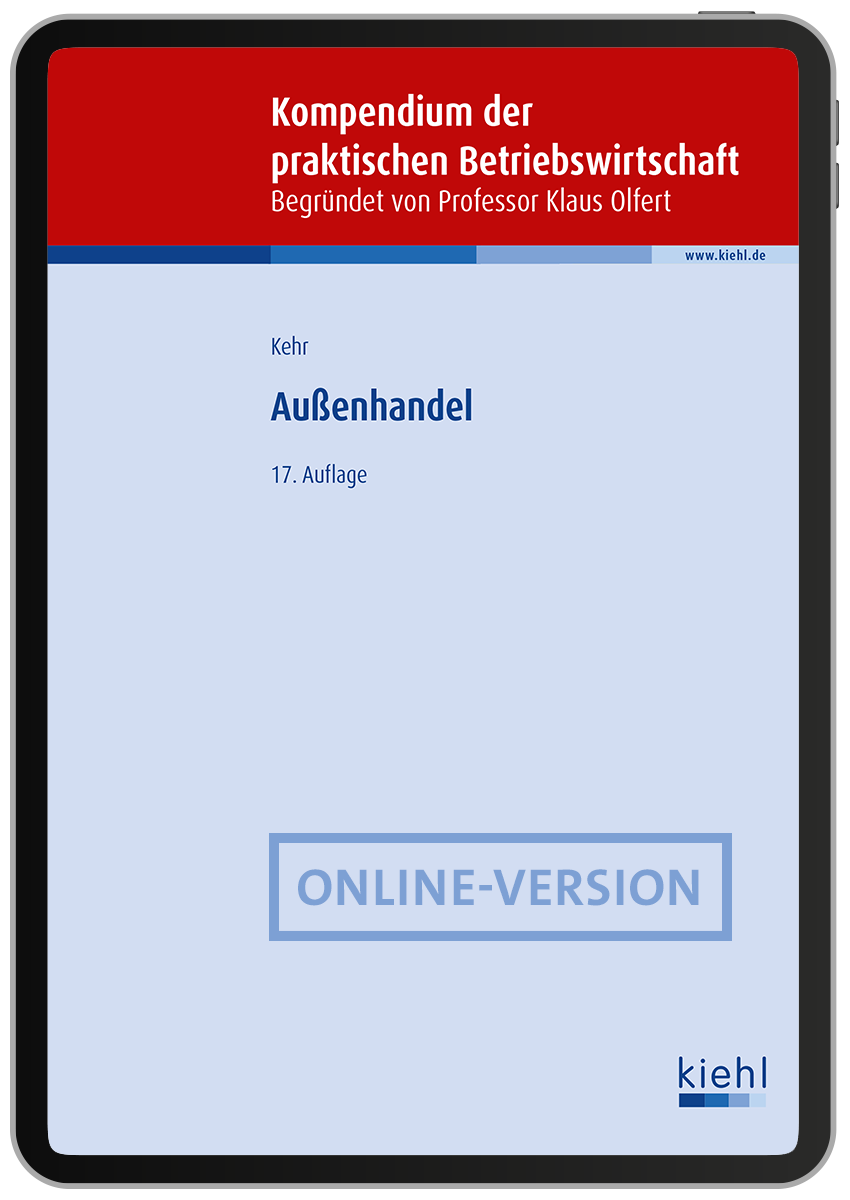 Buch Cover Außenhandel ( Ausgabeart: Online-Version nwb SHop