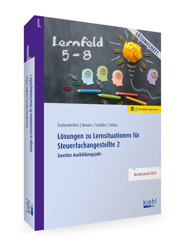 Cover des Fachbuchs "Lösungen zu Lernsituationen für Steuerfachangestellte 2" | nwb Verlag