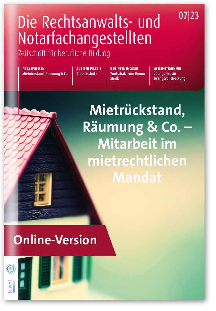 Die Rechtsanwalts- und Notarfachangestellten Online