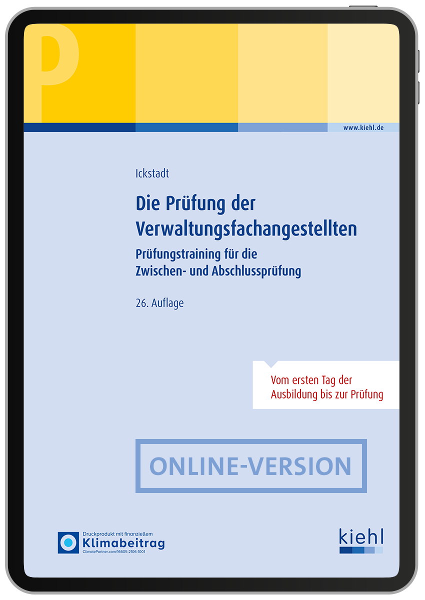 Die Prüfung der Verwaltungsfachangestellten