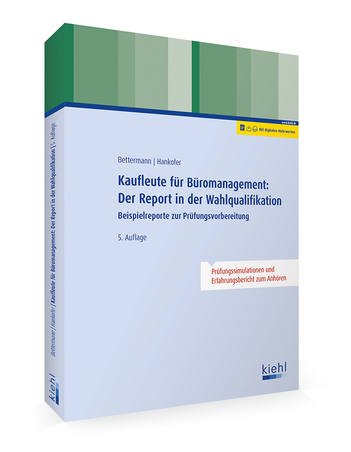 Cover des Fachbuchs "Kaufleute für Büromanagement: Der Report in der Wahlqualifikation" | nwb Verlag