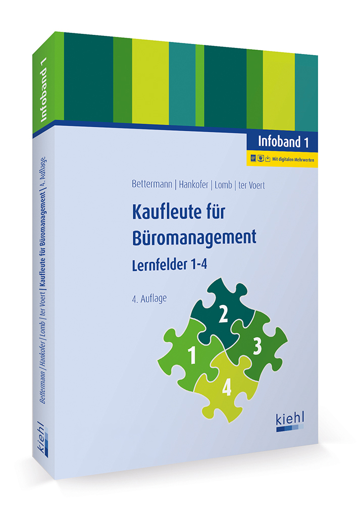 Cover des Fachbuchs "Kaufleute für Büromanagement - Infoband 1" | nwb Verlag