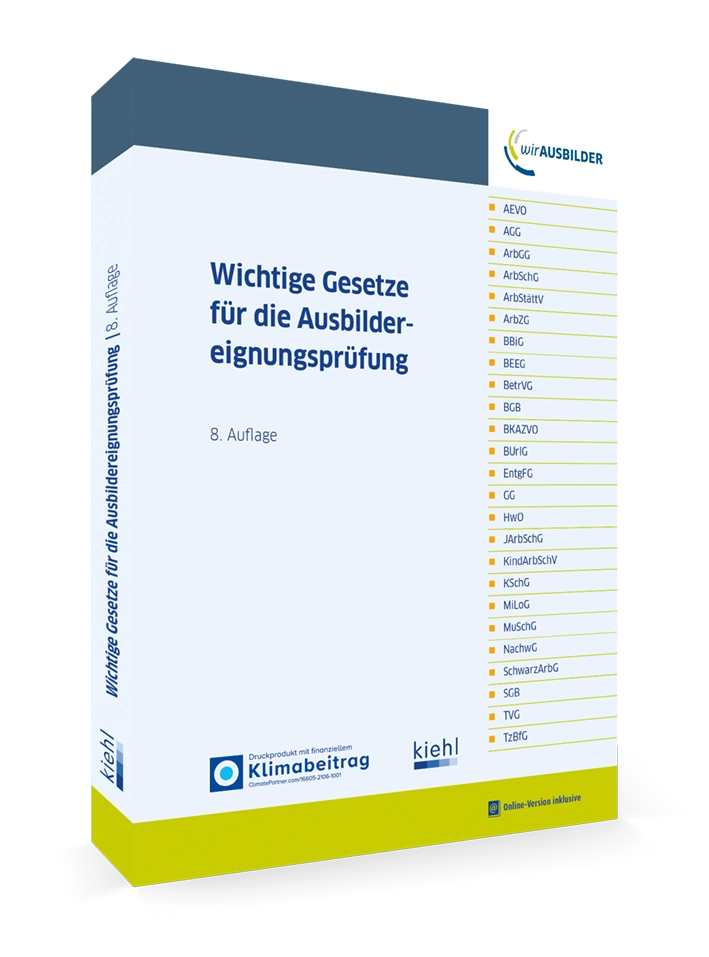 Wichtige Gesetze für die Ausbildereignungsprüfung
