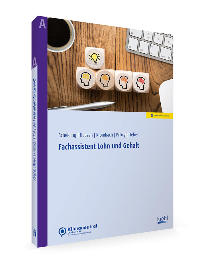 Buch Cover Fachassistent Lohn und Gehallt kiehl Shop 2024