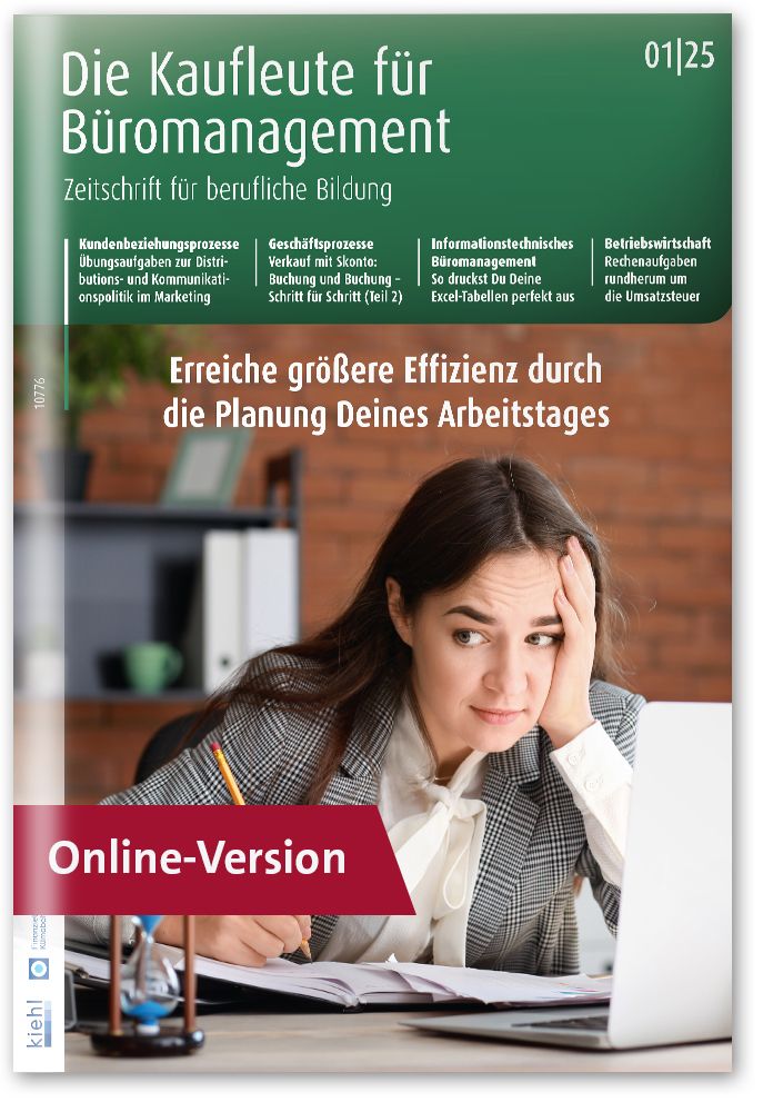 Die Kaufleute für Büromanagement | kiehl Verlag